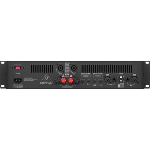 Behringer KM750 Power Amplifier باور امبلي فير بهرنجر 750وات مقوي مضخم لصوت السماعات مناسب للمساجد والحفلات 
